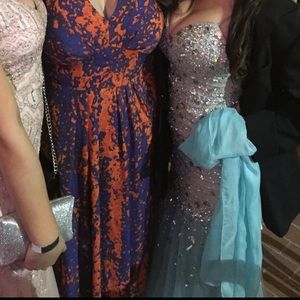 Blue sparkly prom dress💙💙💙